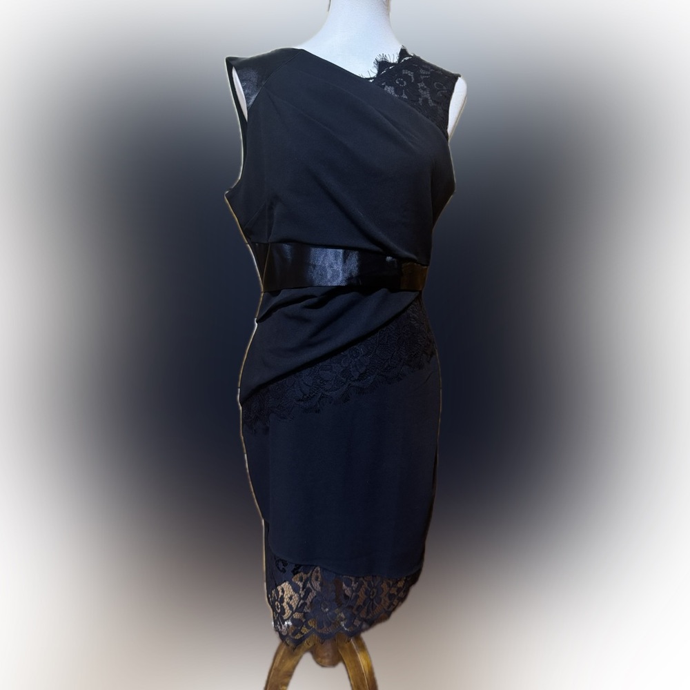 VENUS Black Lace Dress Size 10